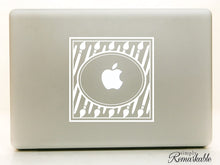 Load image into Gallery viewer, Vinyl Decal Sticker for Computer Wall Car Mac Macbook and More - Paintbrush Frame Decal