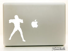 Load image into Gallery viewer, Vinyl Decal Sticker for Computer Wall Car Mac MacBook and More Sports Sticker Football Decal Size 7 x 4.5 inches
