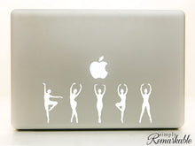 Load image into Gallery viewer, Vinyl Decal Sticker for Computer Wall Car Mac Macbook and More - Ballet Dancers