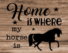 Set of Three Horse lover and equestrian poster prints - Decorate your home, office or barn. Reclaimed wood background will compliment decor. Frame NOT included (8x10, Set 2 (3 Prints))
