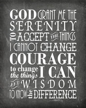 Load image into Gallery viewer, Set of 3 AA Poster Prints Photo Quality - Inspirational Wall Art for Alcoholics Anonymous, AA, Narcotics Anonymous, NA - Made in USA (8x10, 3 Pack Prayer 2)