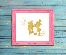 Load image into Gallery viewer, Inspired by Mickey and Minnie Mouse Love and Friendship - Poster Print Photo Quality - Made in USA - Disney Inspired - Home Art Print -Frame not Included (8x10, MBoat)