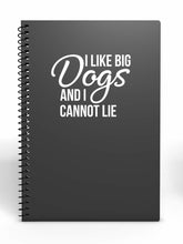Load image into Gallery viewer, I Like Big Dogs and I Cannot Lie | 5.2&quot; x 4&quot; Vinyl Sticker | Peel and Stick Inspirational Motivational Quotes Stickers Gift | Decal for Animals Dogs Lovers